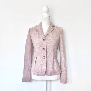 Talbots size 6 pale pink wool jacket